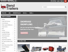 Tablet Screenshot of bendtrailers.com